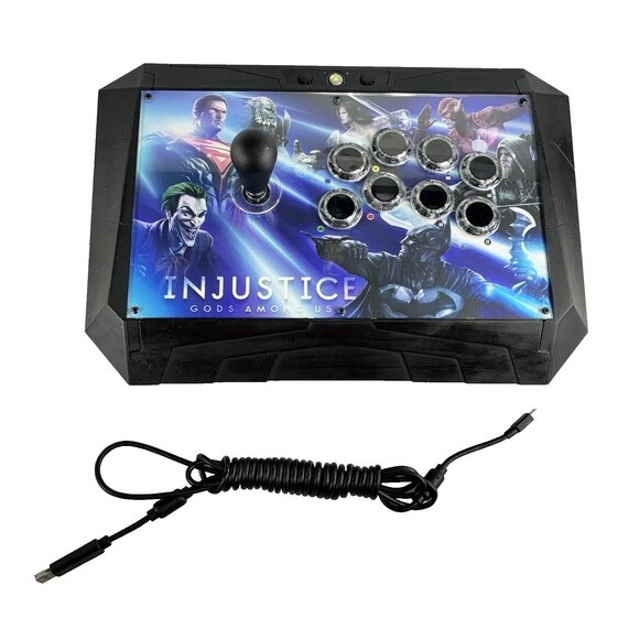Injustice Gods Among Us Battle Edition Wired Arcade Fighting Pad Xbox 360 Tested - Picture 4 of 15